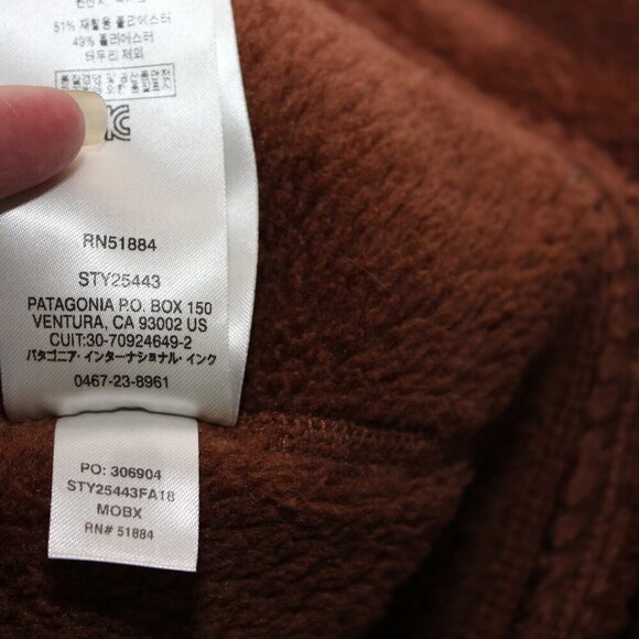 Patagonia Womens Re-Tool Snap T Pullover Brown Coral Size Small - Picture 5 of 7